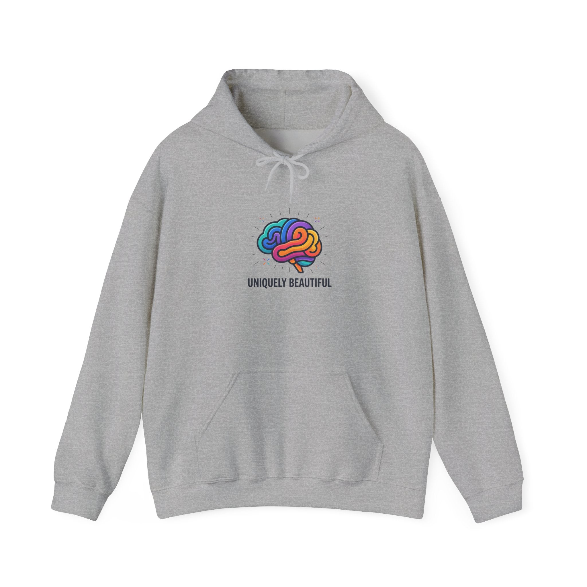 Uniquely Beautiful Hoodie | autistic pride, neurodiversity affirming