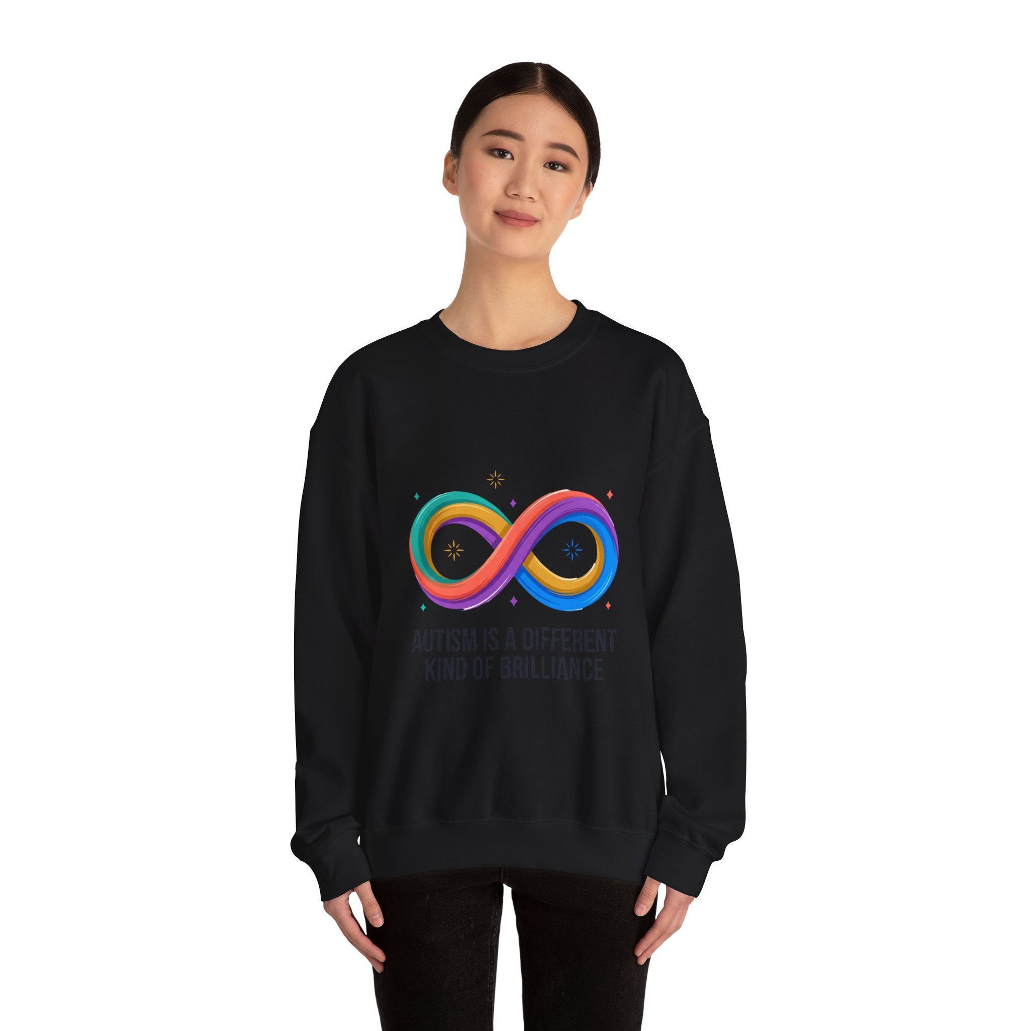 Autism Is a Different Kind of Brilliance Sweatshirt | autistic pride, neurodiversity affirming