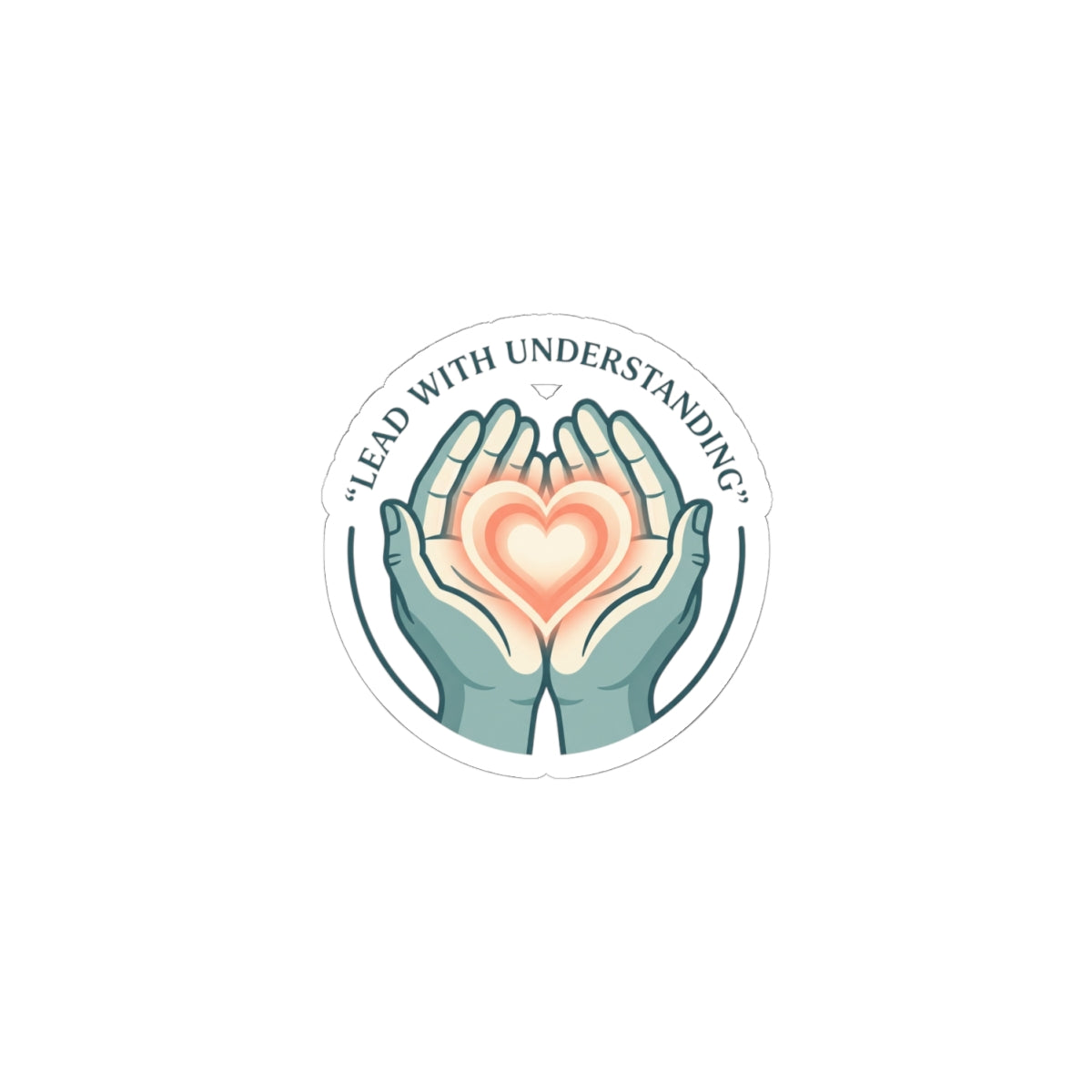 Lead With Understanding Kiss-Cut Sticker | neurodiversity, autistic pride