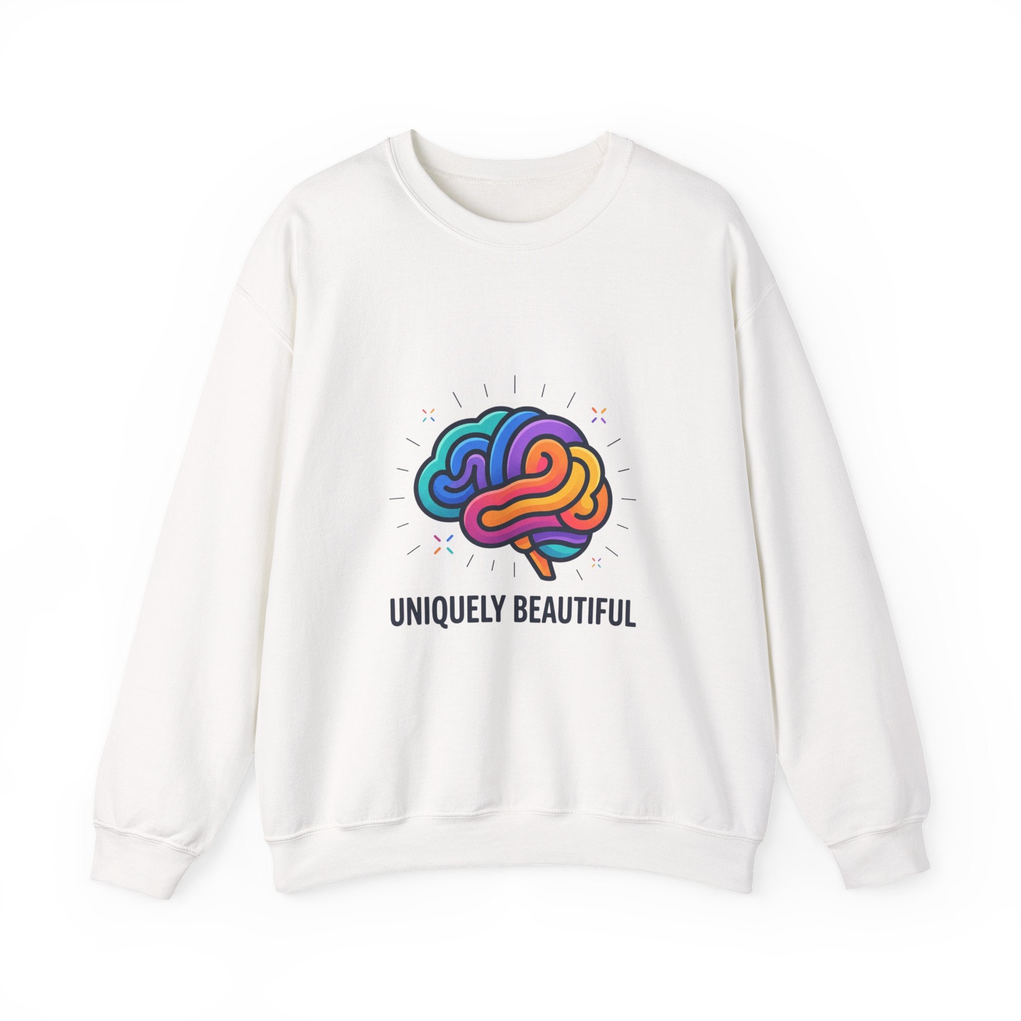 Uniquely Beautiful Sweatshirt, neurodiversity autistic pride, affirming identity
