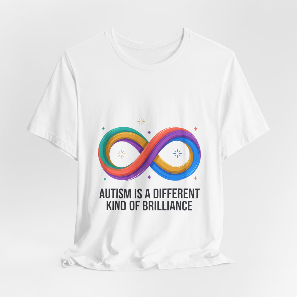 Autism Is A Different Kind Of Brilliance Tee | Neurodiversity, Autistic Pride