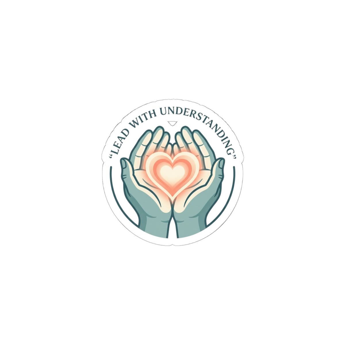 Lead With Understanding Kiss-Cut Sticker | neurodiversity, autistic pride