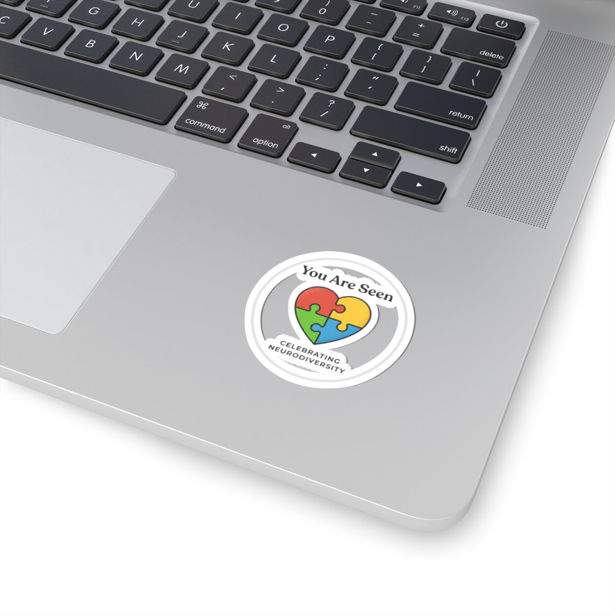 You Are Seen Heart Puzzle Sticker | Neurodiversity, Autistic Pride