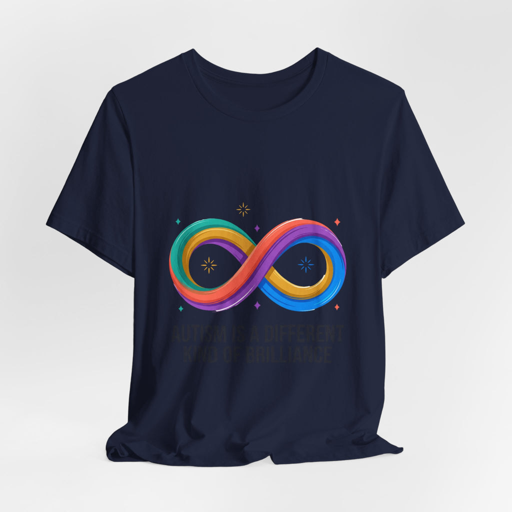 Autism Is A Different Kind Of Brilliance Tee | Neurodiversity, Autistic Pride
