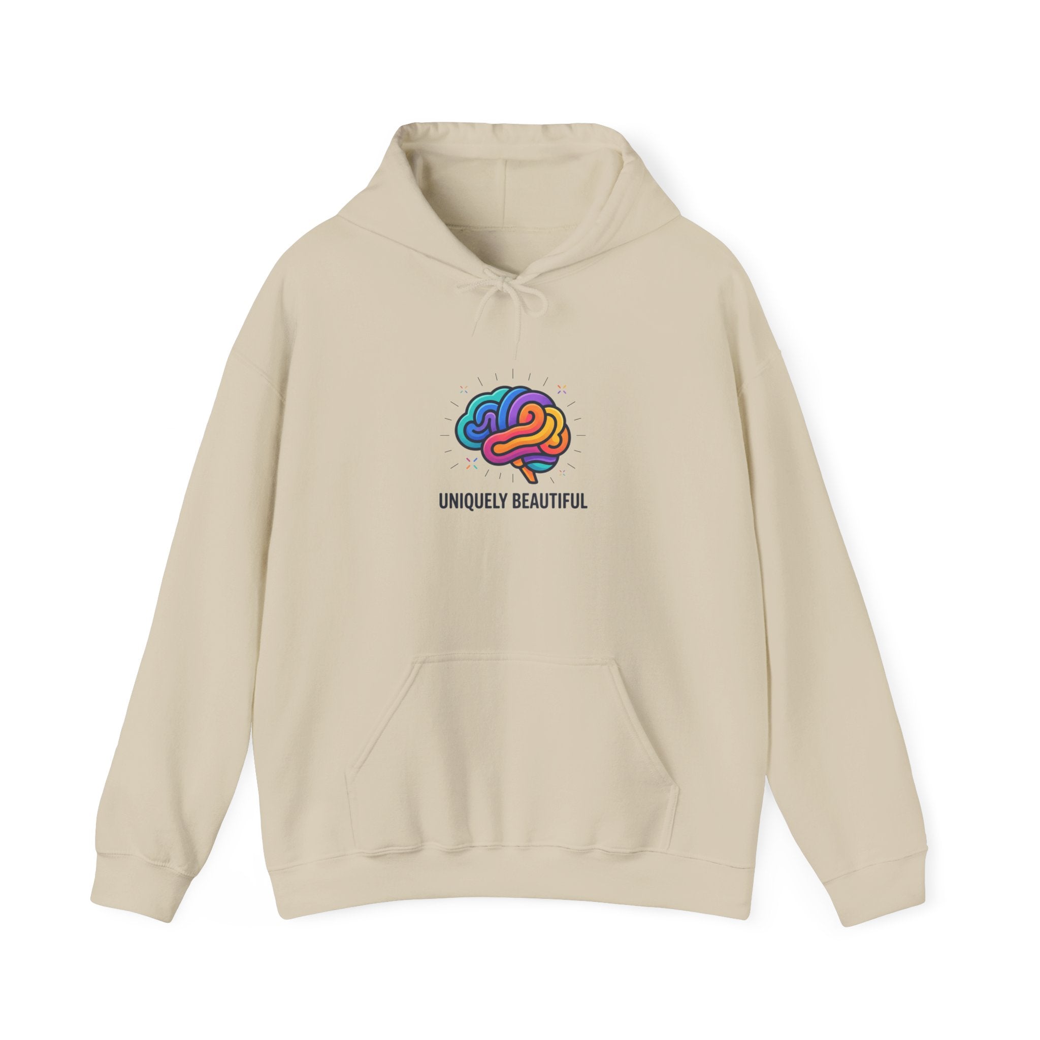Uniquely Beautiful Hoodie | autistic pride, neurodiversity affirming