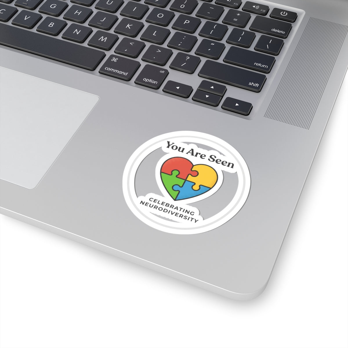 You Are Seen Heart Puzzle Sticker | Neurodiversity, Autistic Pride