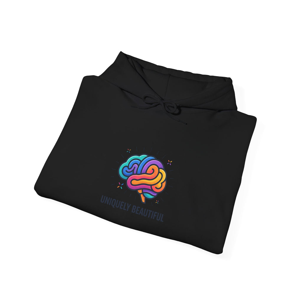 Uniquely Beautiful Hoodie | autistic pride, neurodiversity affirming