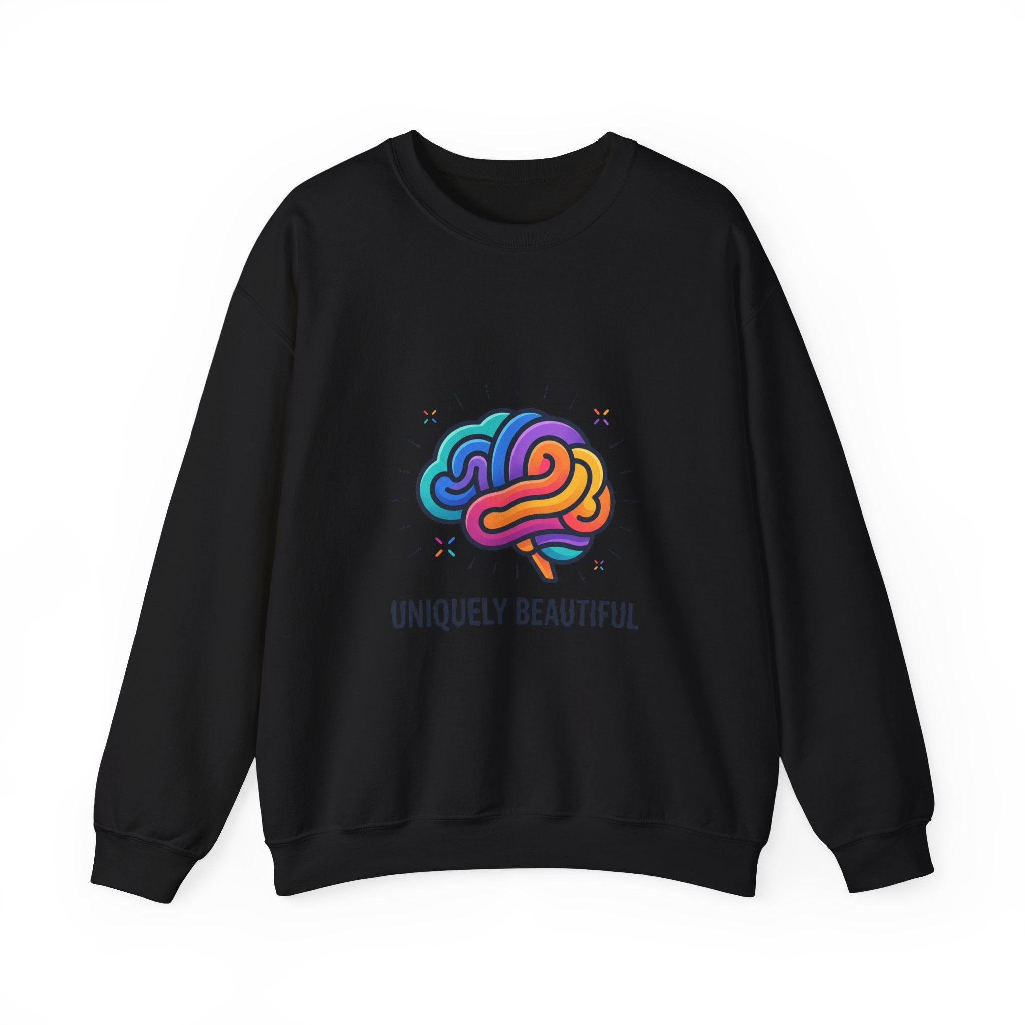 Uniquely Beautiful Sweatshirt, neurodiversity autistic pride, affirming identity