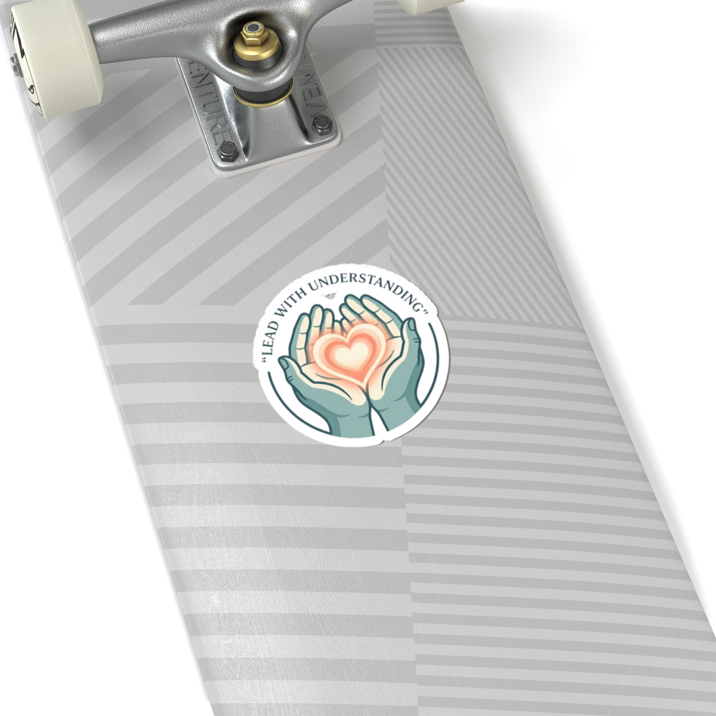 Lead With Understanding Kiss-Cut Sticker | neurodiversity, autistic pride