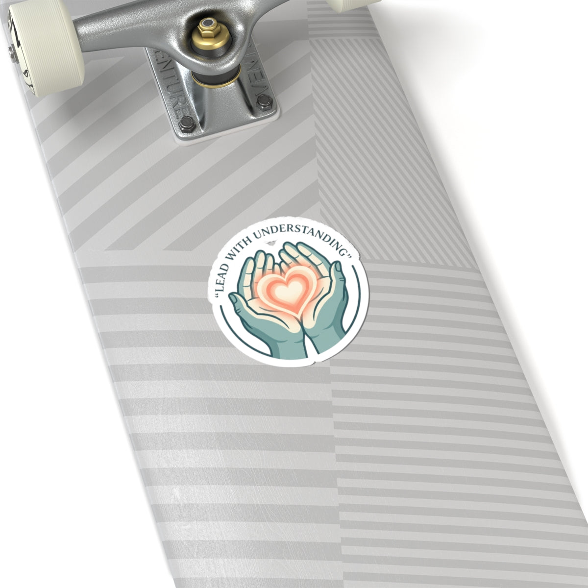 Lead With Understanding Kiss-Cut Sticker | neurodiversity, autistic pride