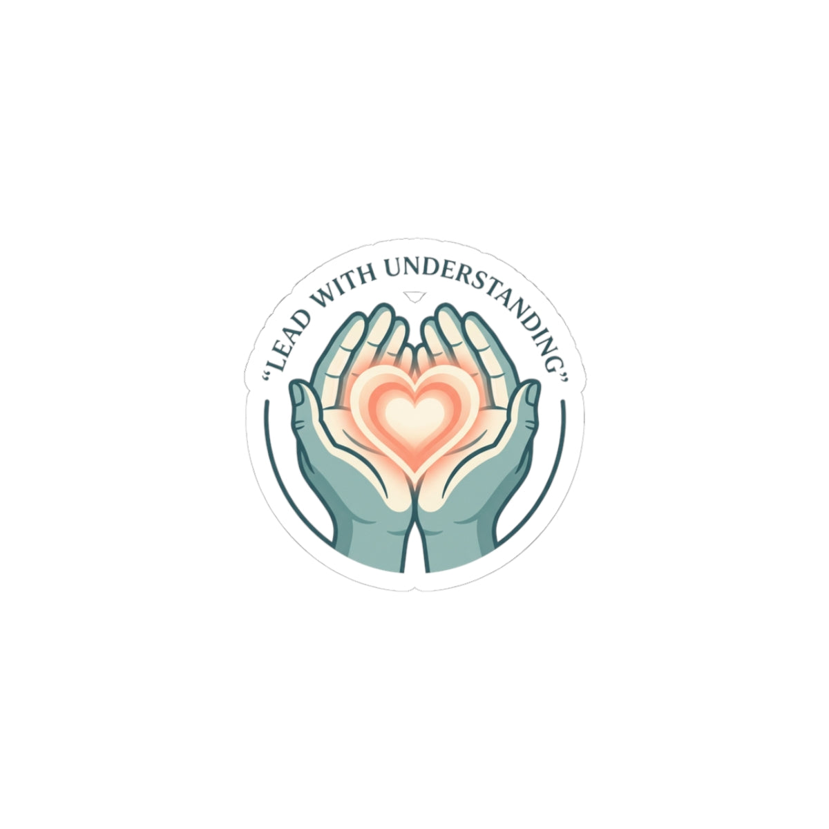 Lead With Understanding Kiss-Cut Sticker | neurodiversity, autistic pride