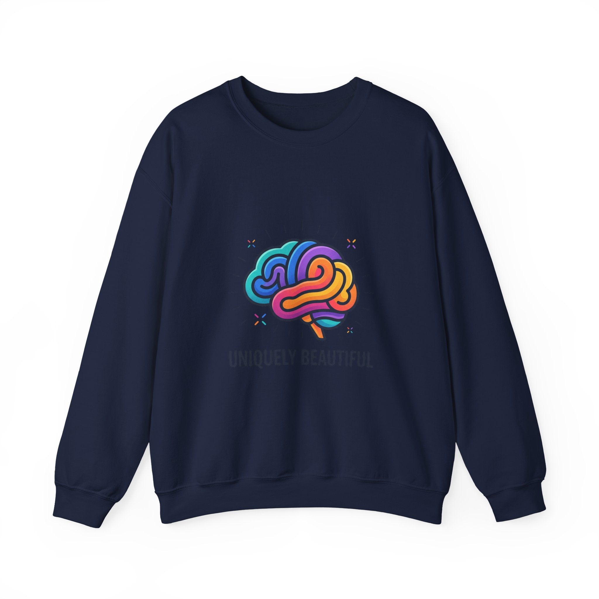 Uniquely Beautiful Sweatshirt, neurodiversity autistic pride, affirming identity