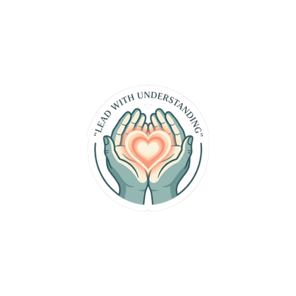 Lead With Understanding Kiss-Cut Sticker | neurodiversity, autistic pride