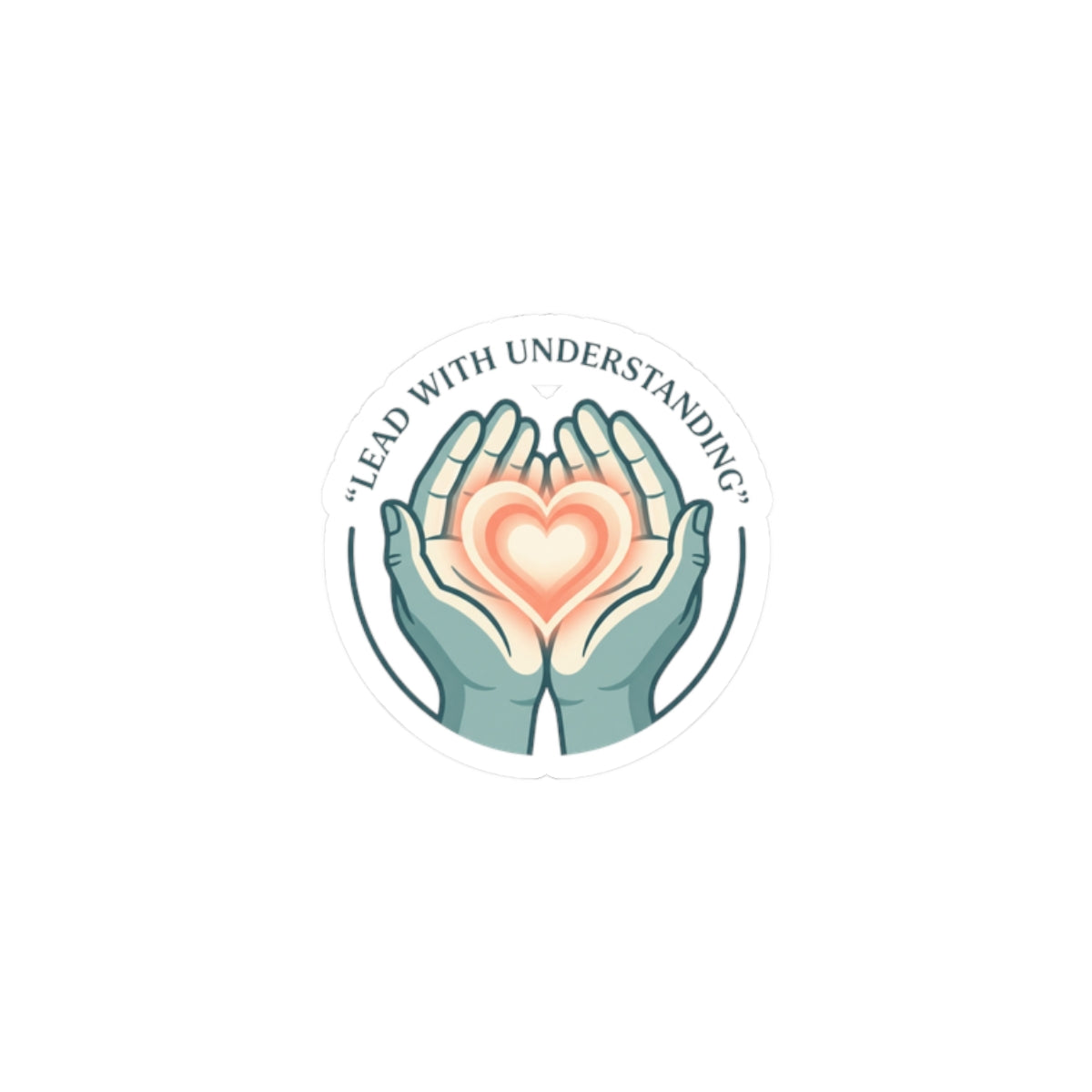 Lead With Understanding Kiss-Cut Sticker | neurodiversity, autistic pride