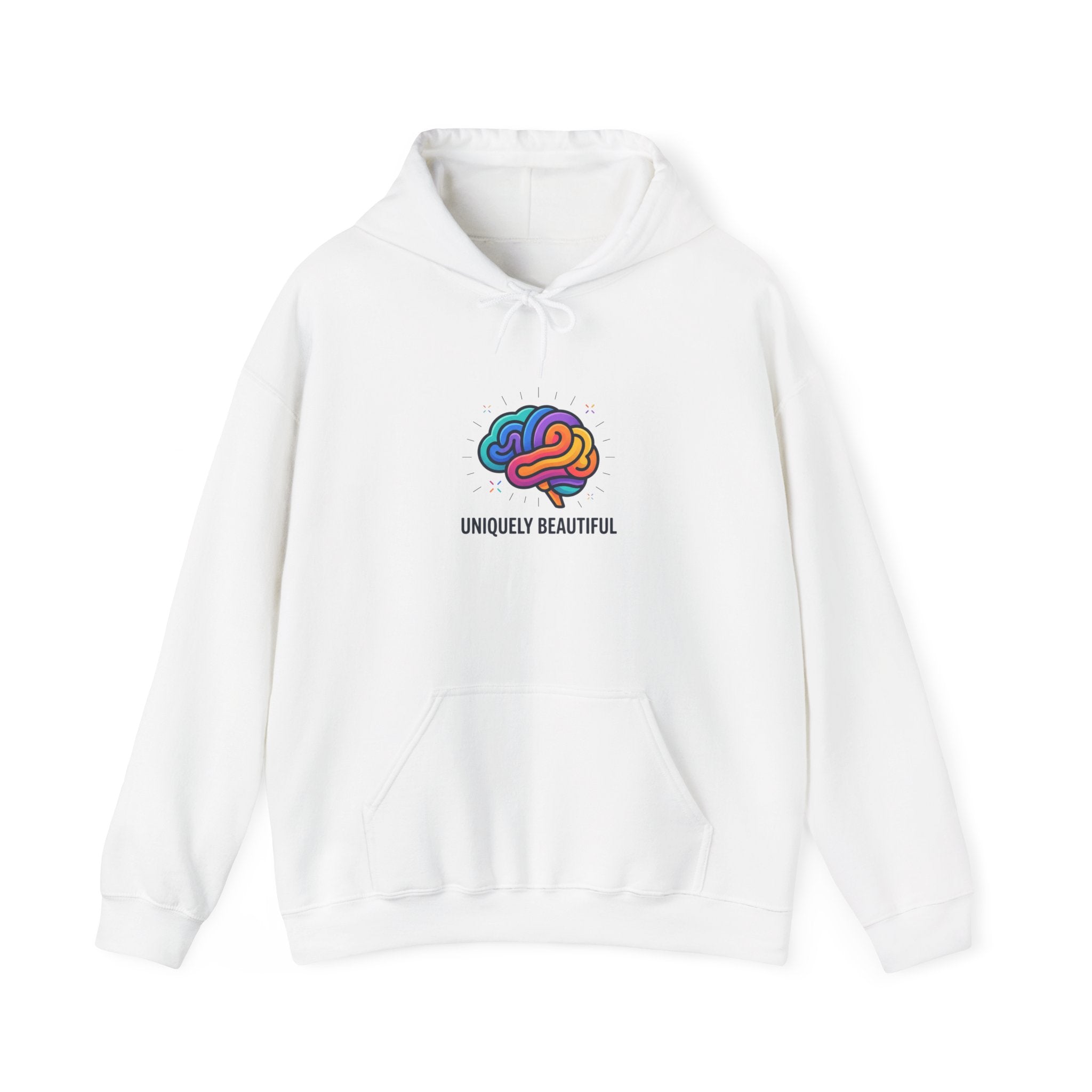 Uniquely Beautiful Hoodie | autistic pride, neurodiversity affirming