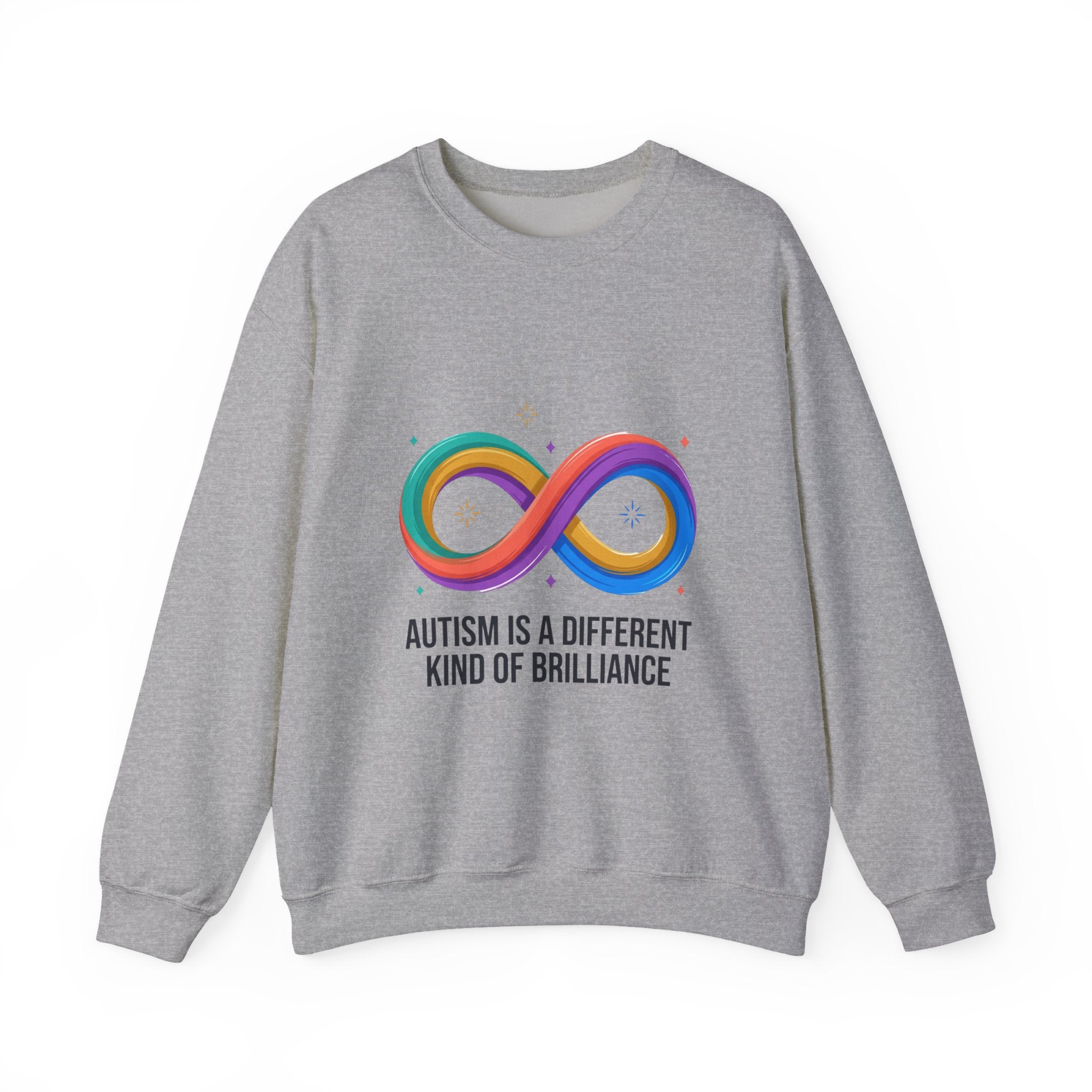 Autism Is a Different Kind of Brilliance Sweatshirt | autistic pride, neurodiversity affirming