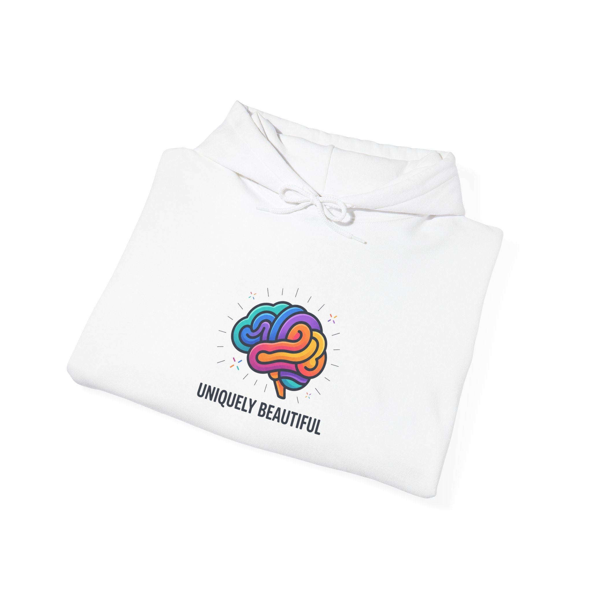 Uniquely Beautiful Hoodie | autistic pride, neurodiversity affirming