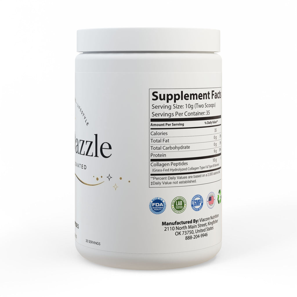 Collagen Peptides Type I & III Supplement (350g, 12.3oz)